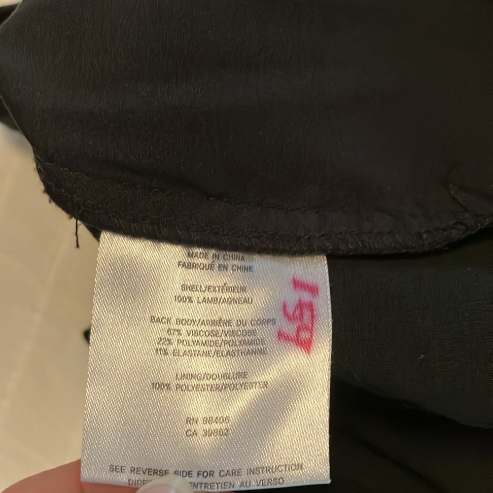 Theory leather front shell - Picture 5 of 7